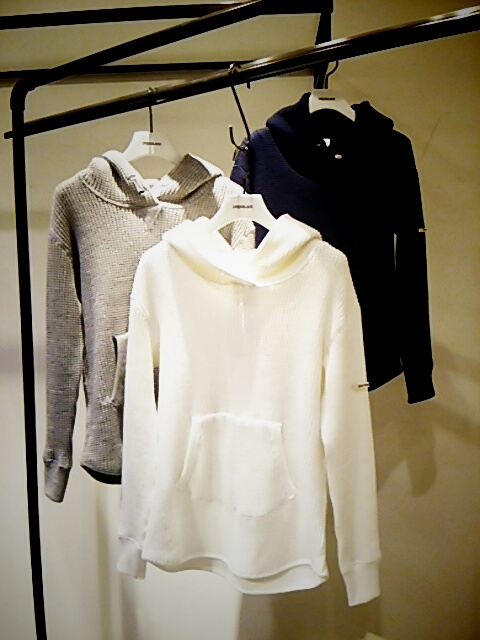 DRESSLAVE: ☆3dots waffle hooded pullover☆